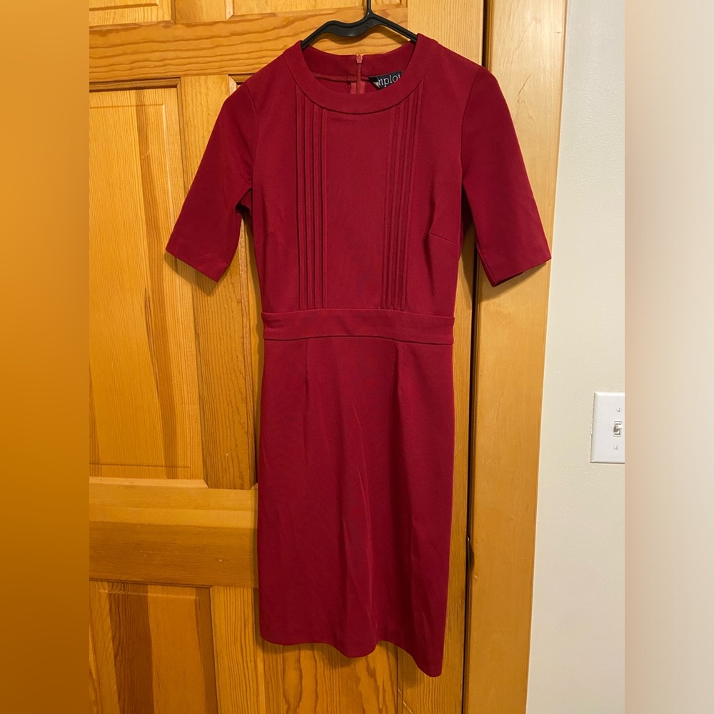 Emploi deep red dress, XS, good condition